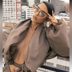 DEZI Backtrack Honey Maple Sunglasses